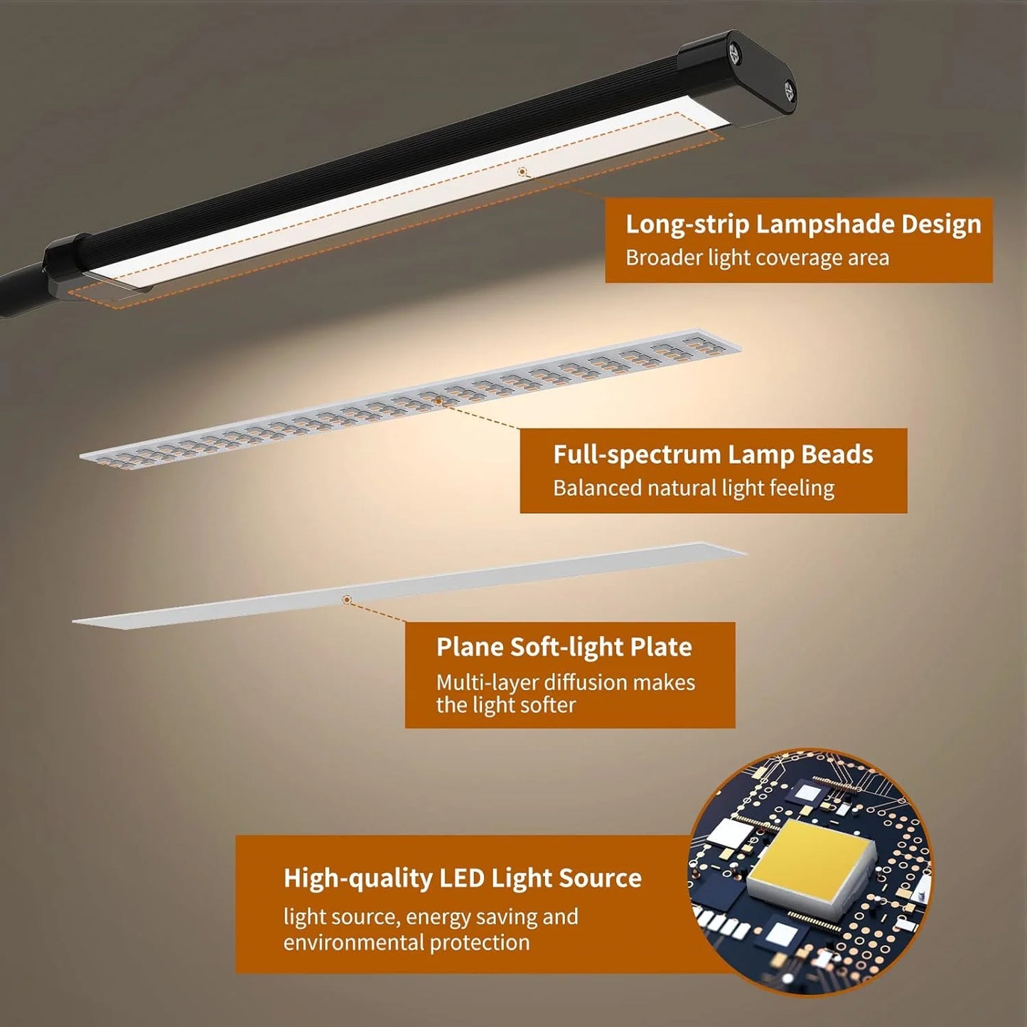 Everstead FlexiGlow LED Desk Lamp