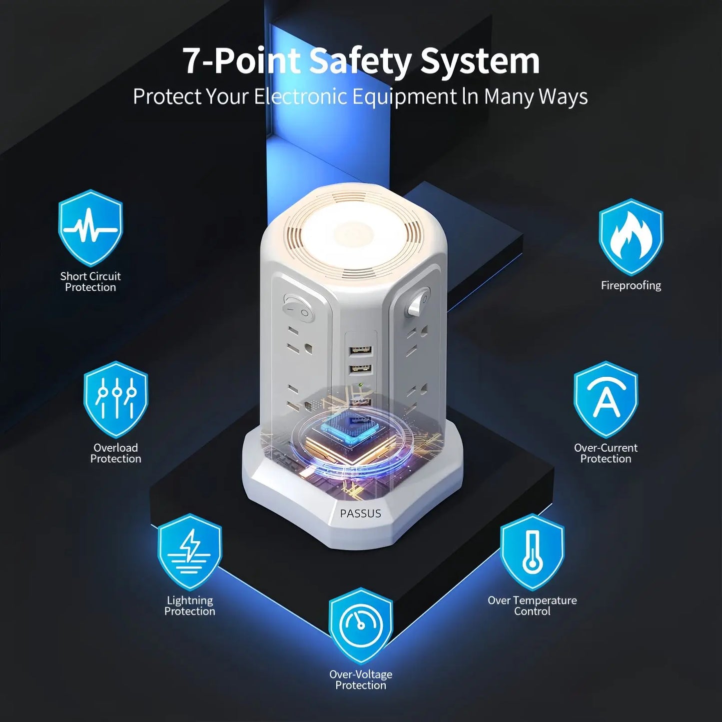 Everstead PowerTower Surge Protector