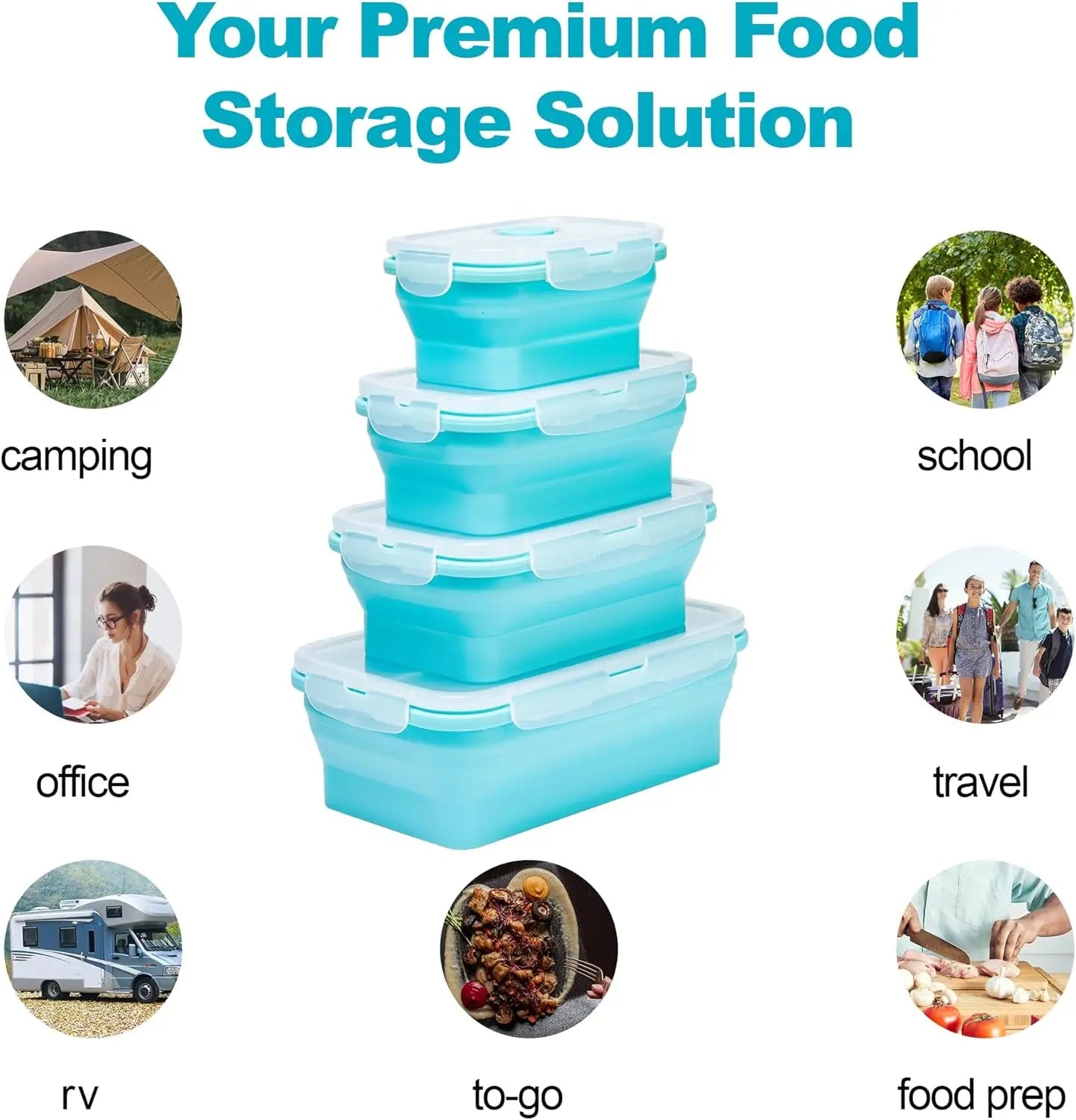 Everstead FlexiStore Collapsible Food Containers