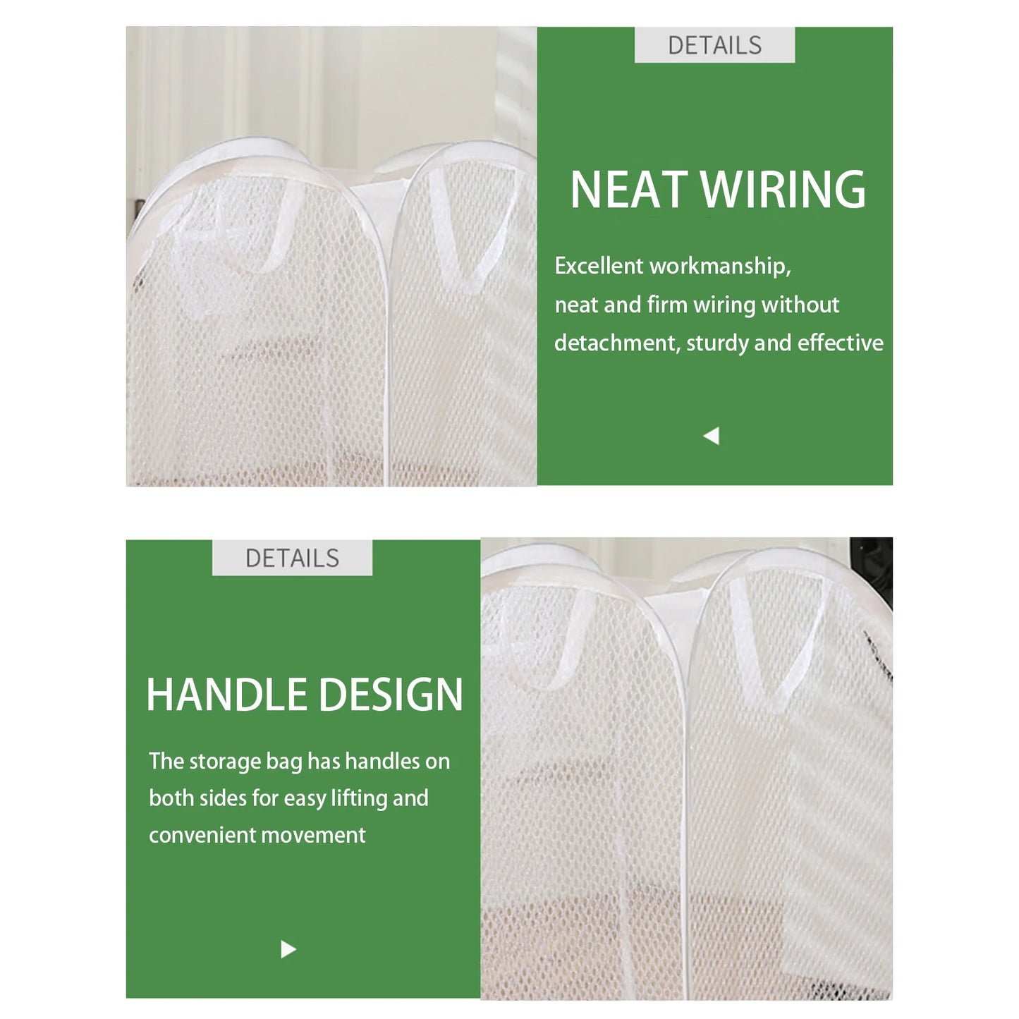 Everstead FoldAway Mesh Laundry Basket