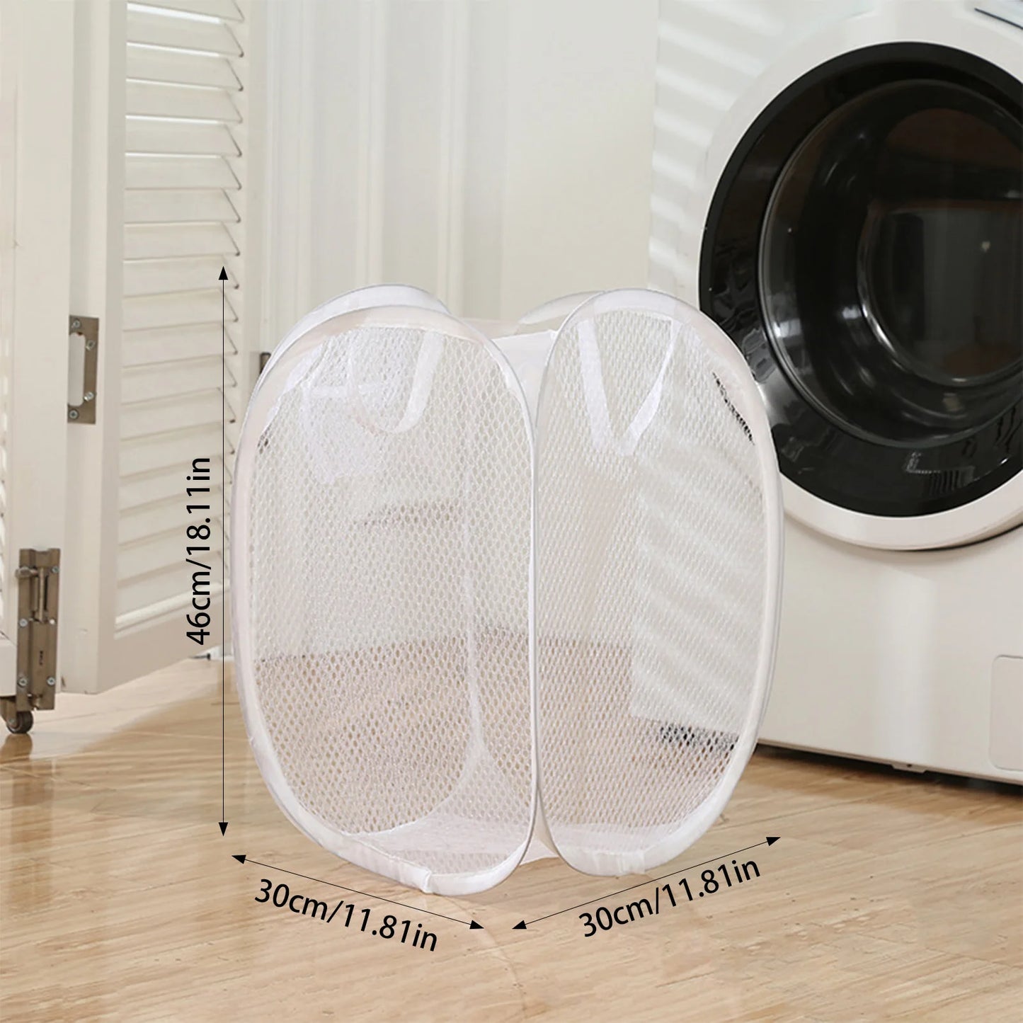 Everstead FoldAway Mesh Laundry Basket