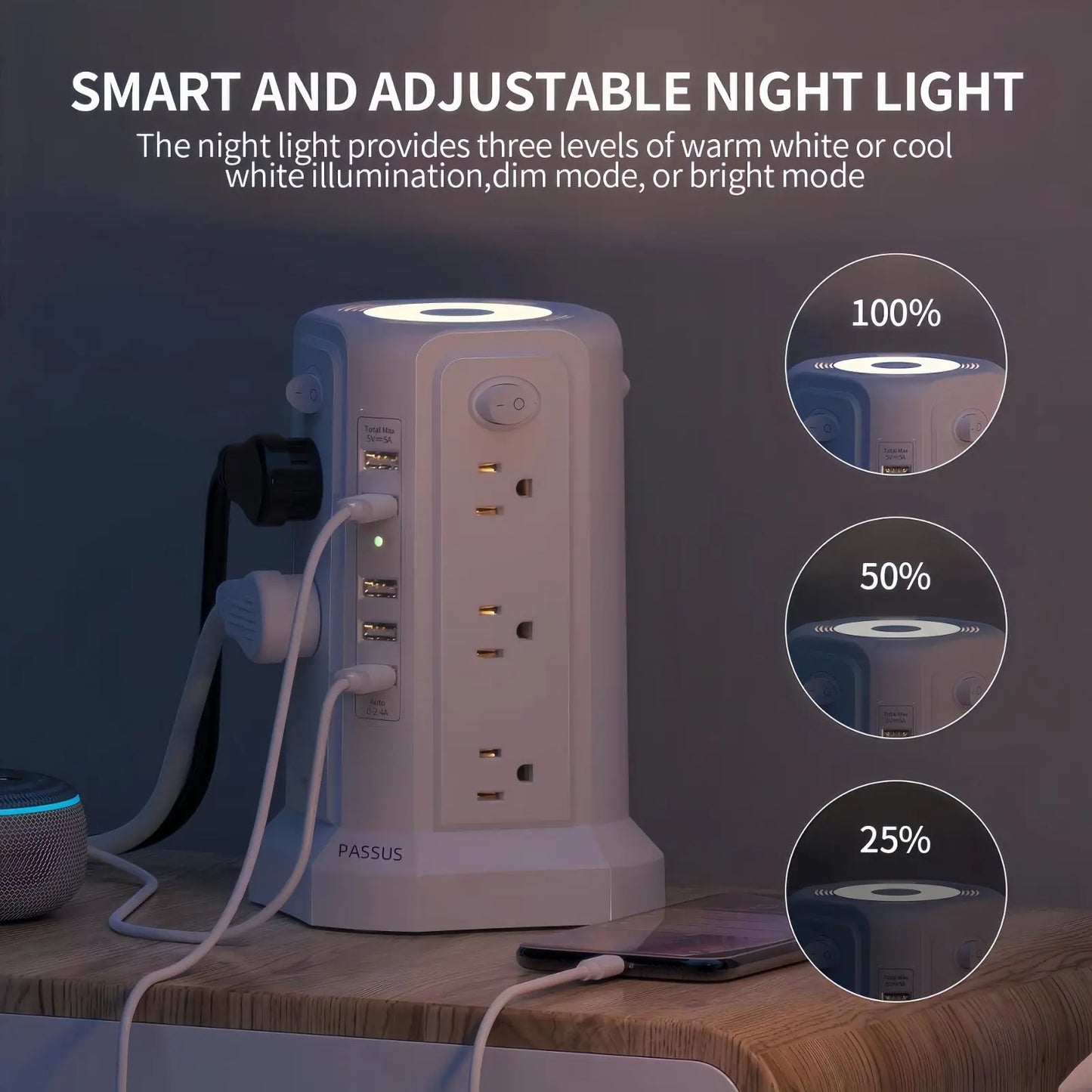 Everstead PowerTower Surge Protector